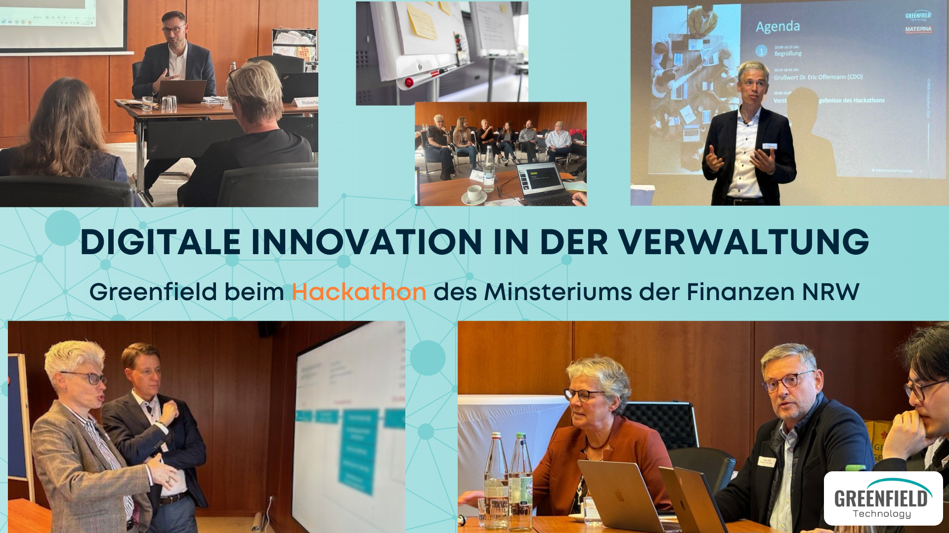 Greenfield beim Hackathon des Finanzministeriums NRW 2024 Symbolbild